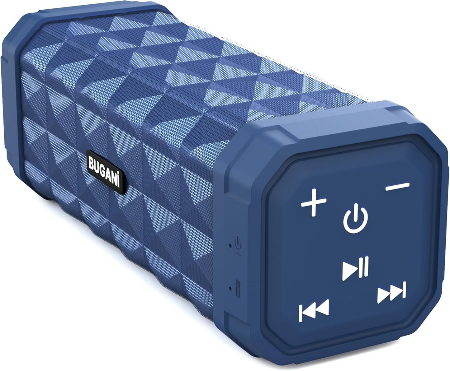 M99 Bluetooth Speaker, BUGANI Wireless Portable Speaker Stereo Sound, IPX5 Speaker, Built-in Microphone 24H Play, Bluetooth 5.0, USB-C Charging, Outdoor Speaker Suitable for Home Hiking, Red