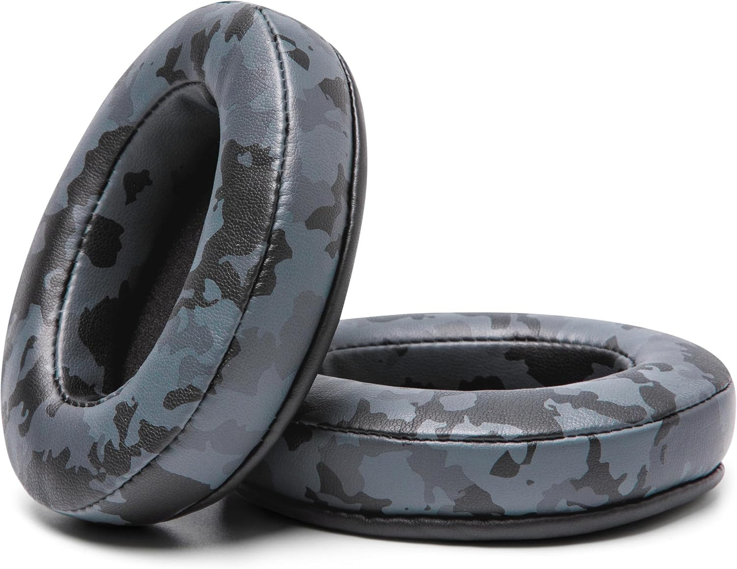 WC PadZ - The Ultimate Upgraded Earpads by Wicked Cushions - Compatible with Audio Technica, HyperX, SteelSeries Arctis & More - Extra Thick - Bigger Opening - Softer Memory Foam | (90s Black)