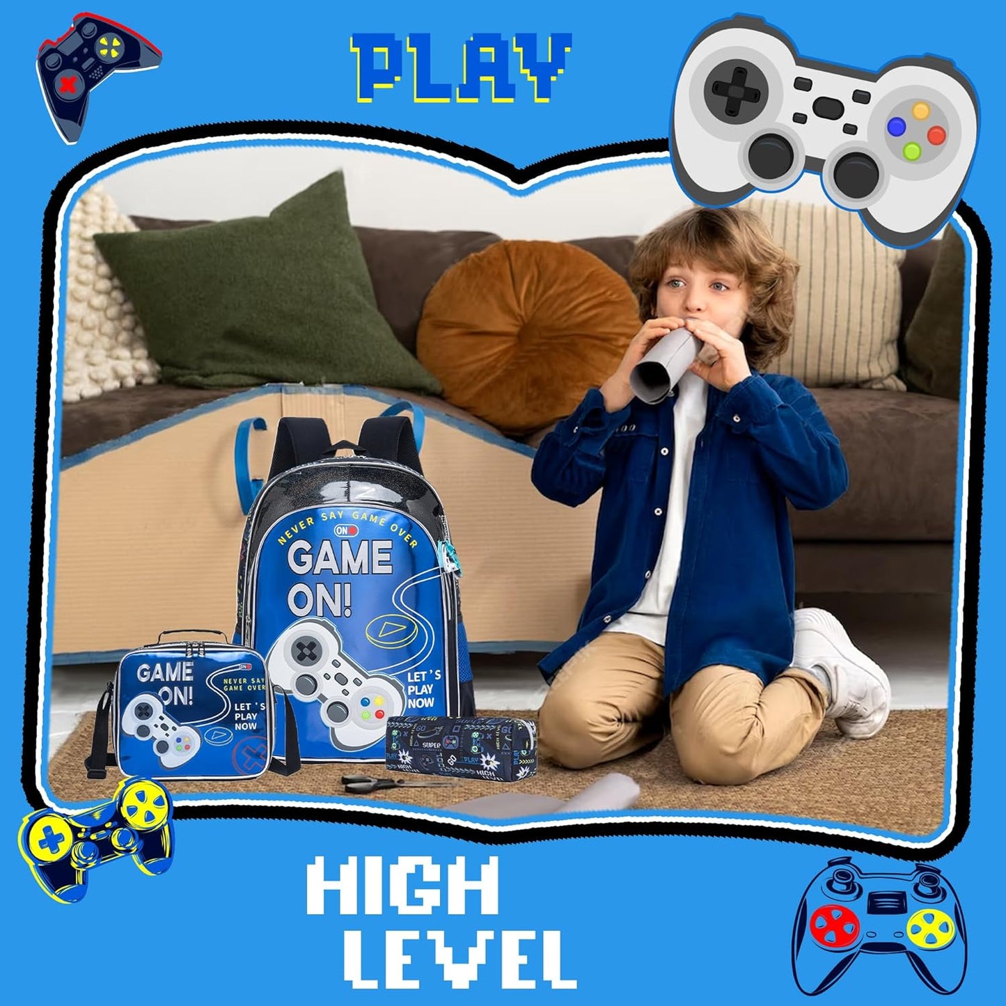 Cute Backpack for Girls School Backpacks with Lunch Box for Elementary