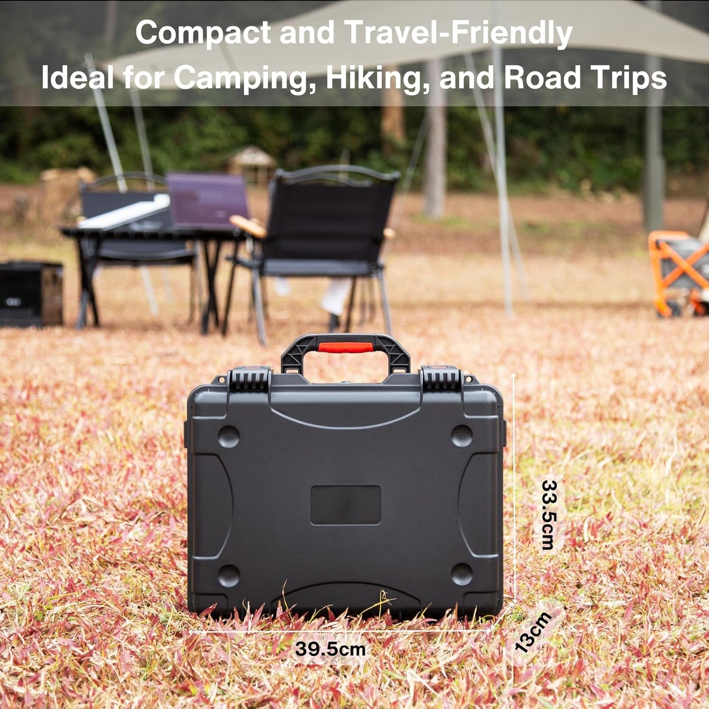 Steinwhale IP67 Waterproof Storage Case for Starlink Mini, Built with Waterproof Seal and Safe Latch System, Protective Hard Case with Foam Padding Keep Dish Safe, Portable for Travel and Outdoor Use