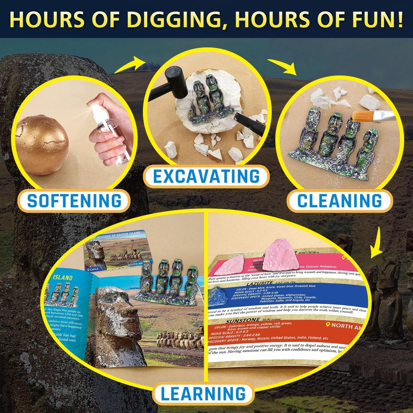 Purilite Select Ancient Wonders Dig Kit