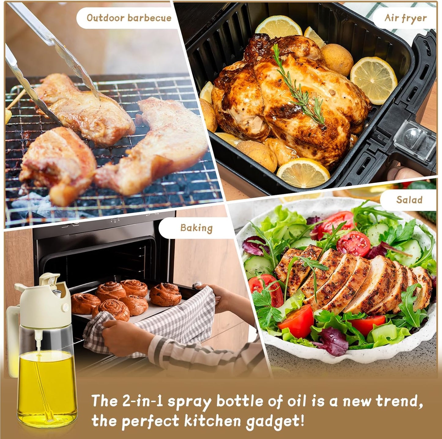 Purilite Select 2-in-1 Glass Oil Dispenser