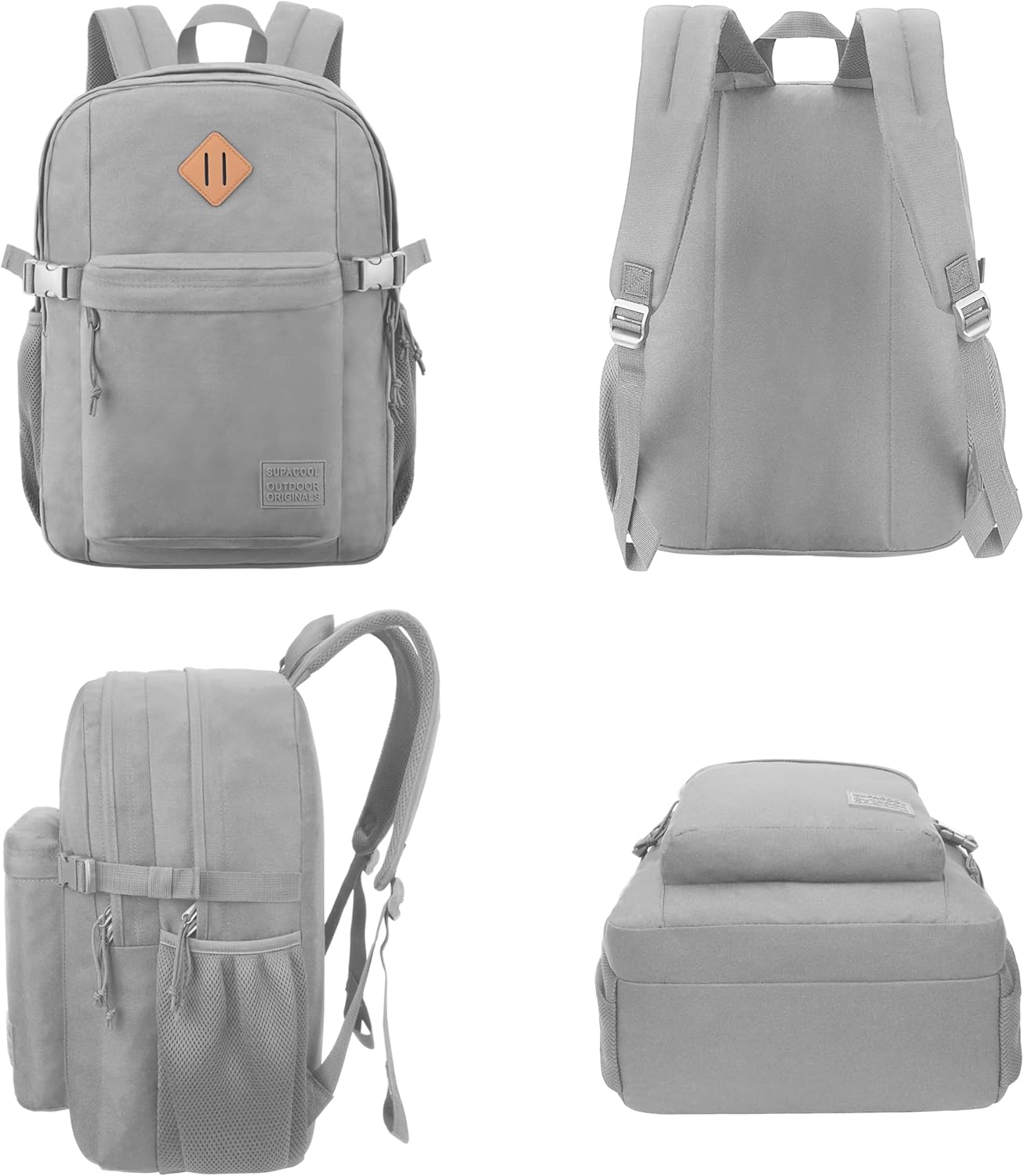 SUPACOOL Lightweight Casual Backpack for Men and Women, Large Backpack for School Boys and Girls