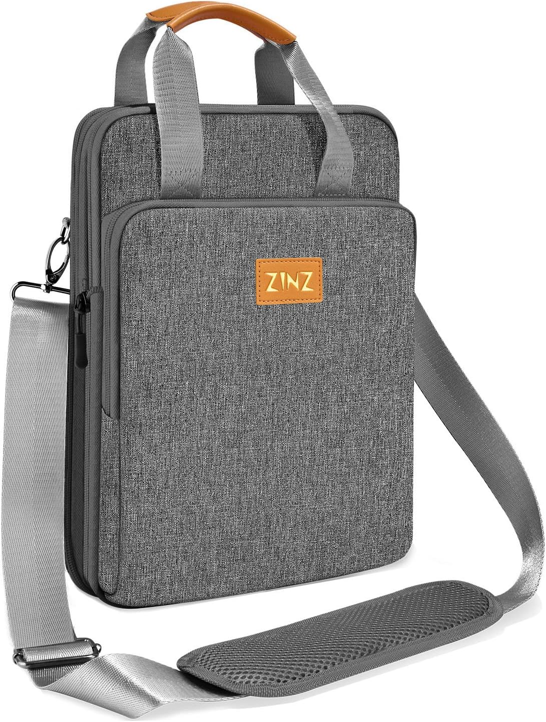 ZINZ Slim & Expandable Case 12.9 13 inch Travel Laptop Shoulder Bag for MacBook Air 13" M3/M2/M1, MacBook Pro 13" M2/M1, iPad Pro 12.9"/13"/11", iPad Air 13",L01G03 - PuriLite