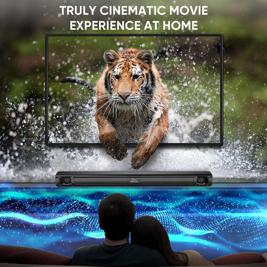 Saiyin 31" Detachable Sound Bar for Smart TV, 2.1ch Surround Sound Home Theater System, Bluetooth 5.3 Soundbar, TV ARC/Optical/AUX, Wall Mountable for TV/PC/Gaming/Projectors