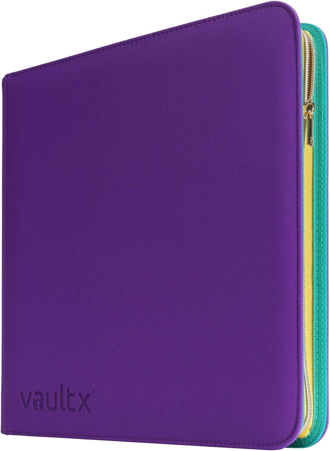 Vault X 12 Pocket Trading Card Zip Binder, 480 Cards, Compatible with Pokemon Scarlet & Violet Set, Exo-Tec Album Material, 20 Side-Loading Pages, Folder for Collectible TCG (SV1)