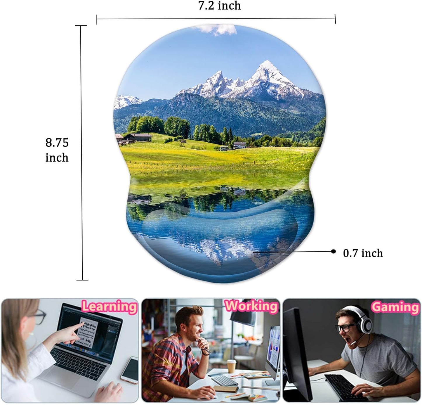 Purilite Select Ergonomic Mouse Pad