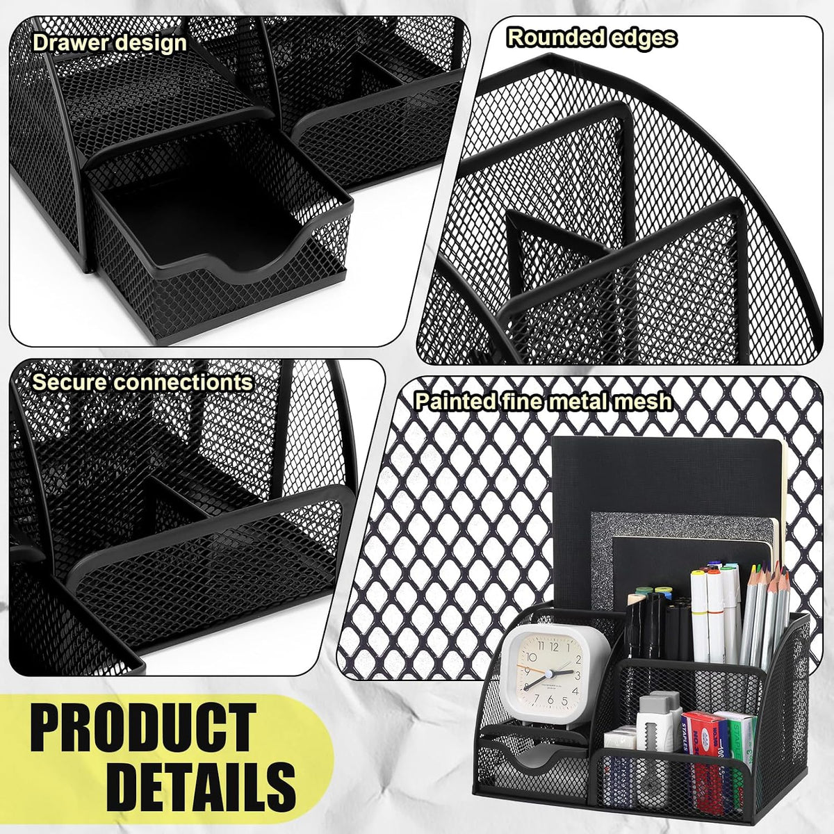 13-in-1 Office Desk Organizer Set for Back to School Supplies Accessories