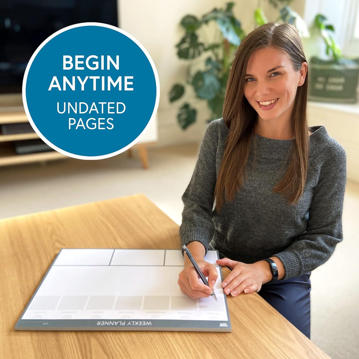 Purilite Select Weekly Planner Desk Pad