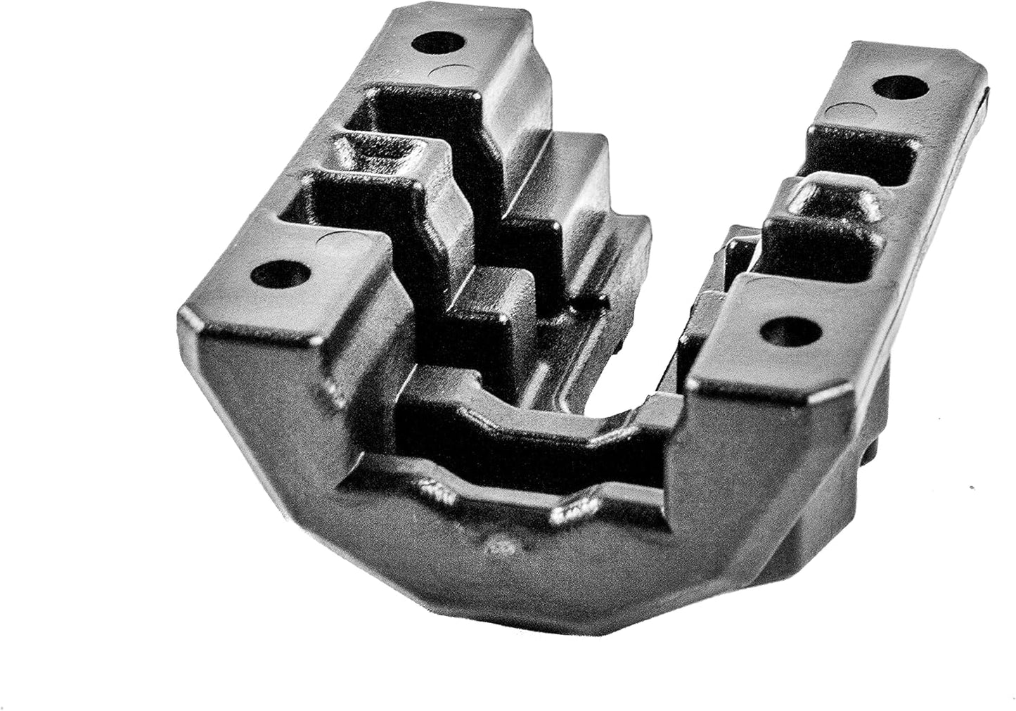 YakAttack MightyMount Duo Rail Adapter – 2 Pack | Fits Hobie H-Rail & 1” Square Tubing | Dual-Sided T-Bolt Mount for Rod Holders, Fish Finders, Track Accessories | Yak Attack USA-Made