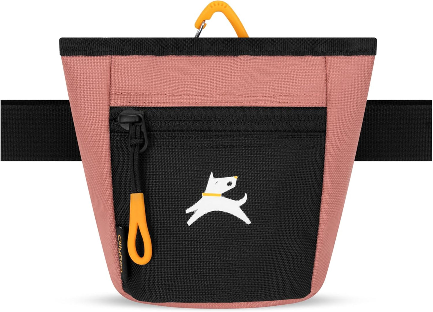 OllyDog Goodie Treat Bag, Dog Treat Pouch, Waist Belt Clip for Hands-Free Training, Magnetic Closure, Dog Training and Behavior Aids, Three Ways to Wear (Palm)