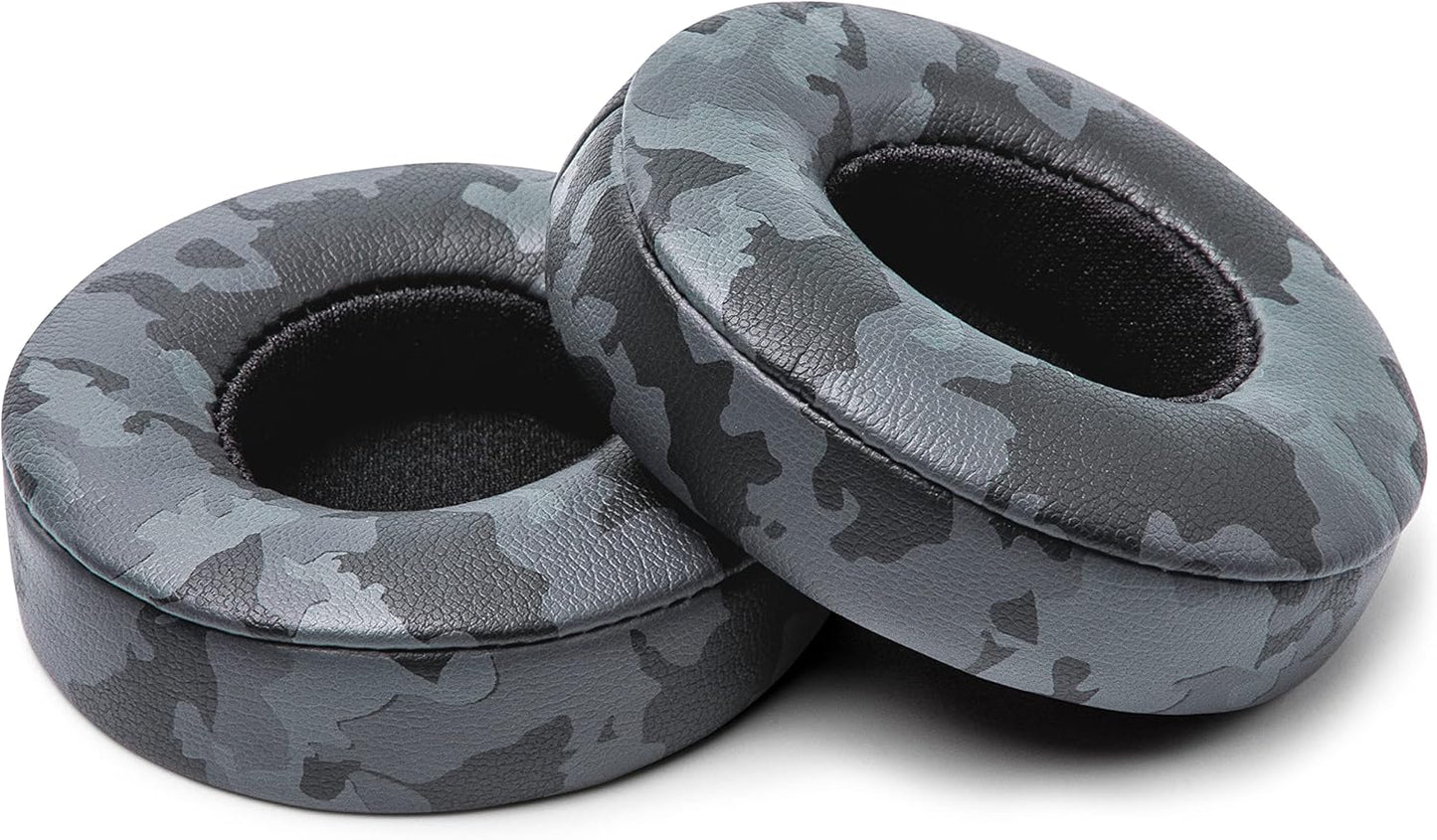 WC Extra Thick Replacement Earpads for Beats Solo 2 & 3 by Wicked Cushions - Ear Pads for Beats Solo 2 & 3 Wireless ON-Ear Headphones - Soft Leather, Luxury Memory Foam, Strong Adhesive | White