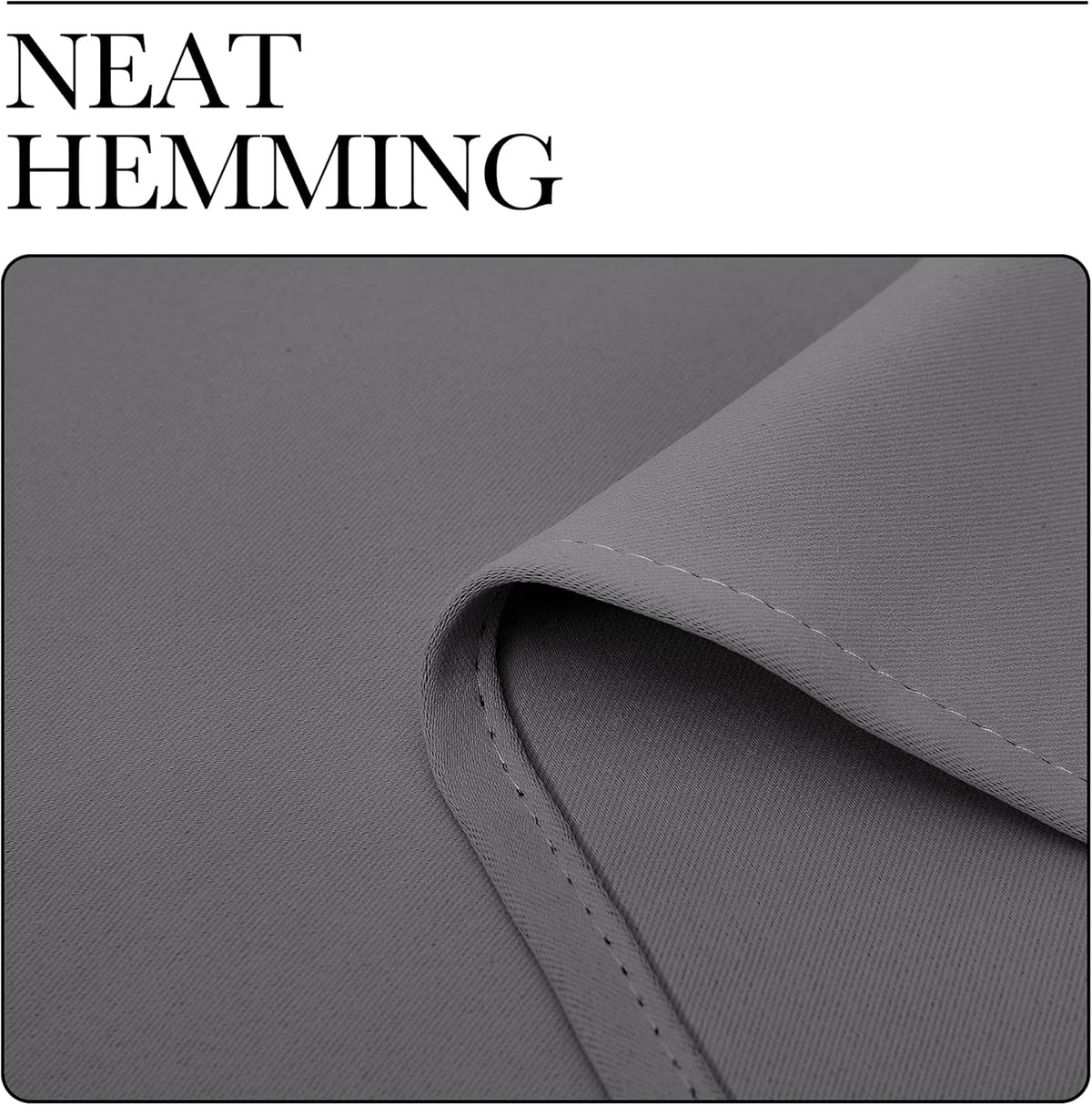 NICETOWN Blackout Curtains 2 Panels for Bedroom- Thermal Insulated Grommet Blackout Curtains 63 Inches Long for Living Room/Kitchen Rideaux occultants (2 Panels, W42 x L63 -Inch,Grey) - PuriLite