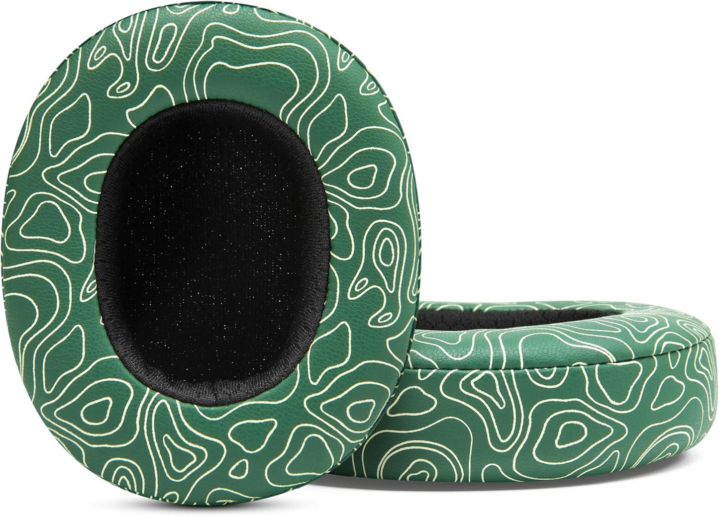 WC Replacement Earpad Cushions for Skullcandy Hesh 3 & Crusher Over-Ear Headphones Made by Wicked Cushions | Improved Durability and Thickness for Improved Comfort and Noise Isolation | 90's Black