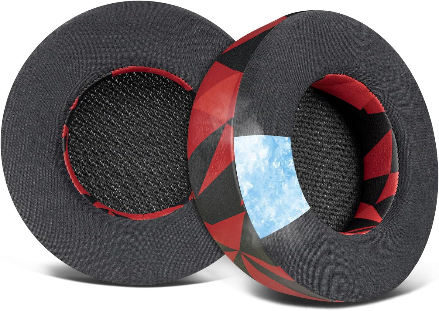 SOULWIT Cooling Gel Ear Pads Replacement for Corsair Virtuoso RGB Wireless XT SE Gaming Headset, Earpads Cushions with High-Density Noise Isolation Foam, Added Thickness - Black