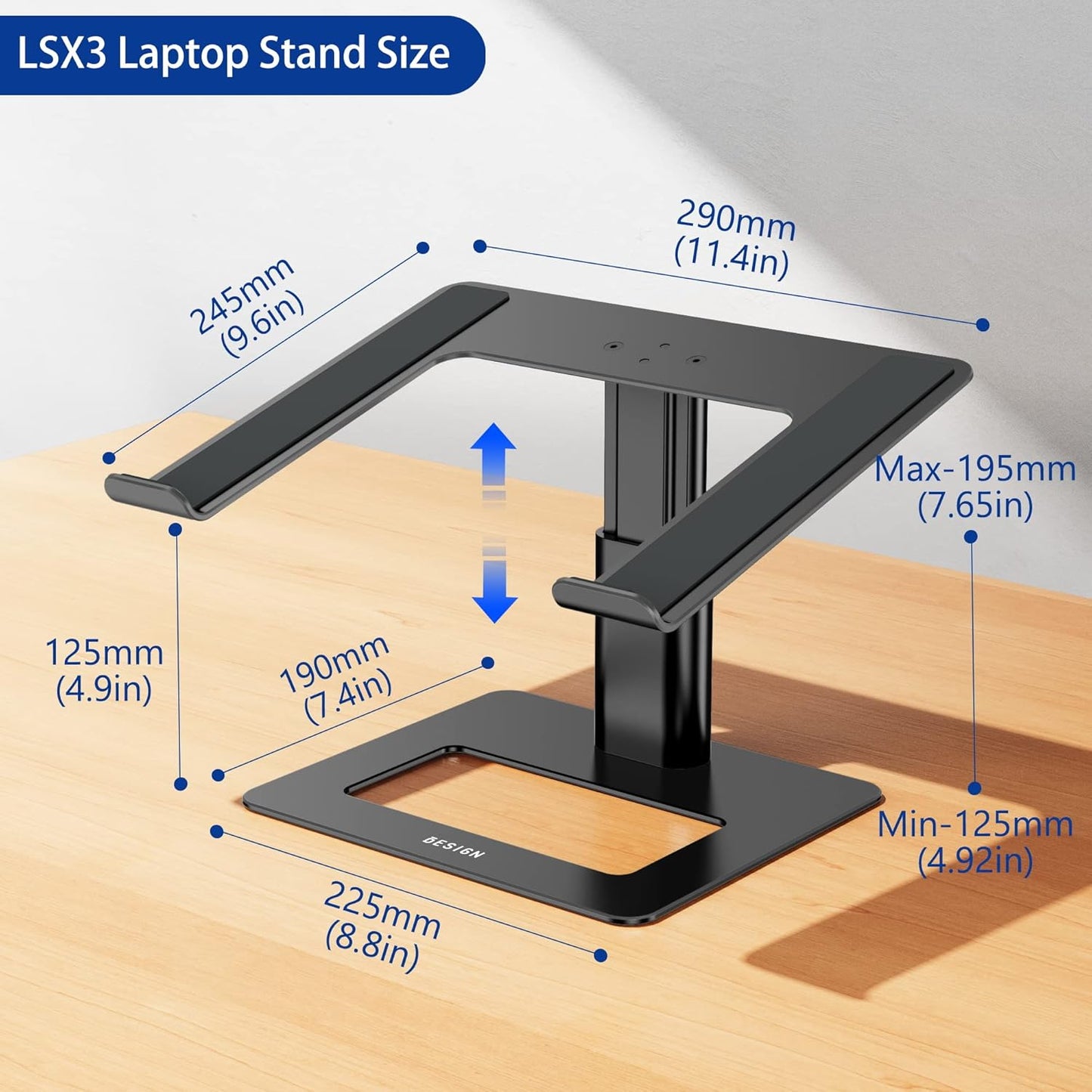 Purilite Select Aluminum Laptop Stand