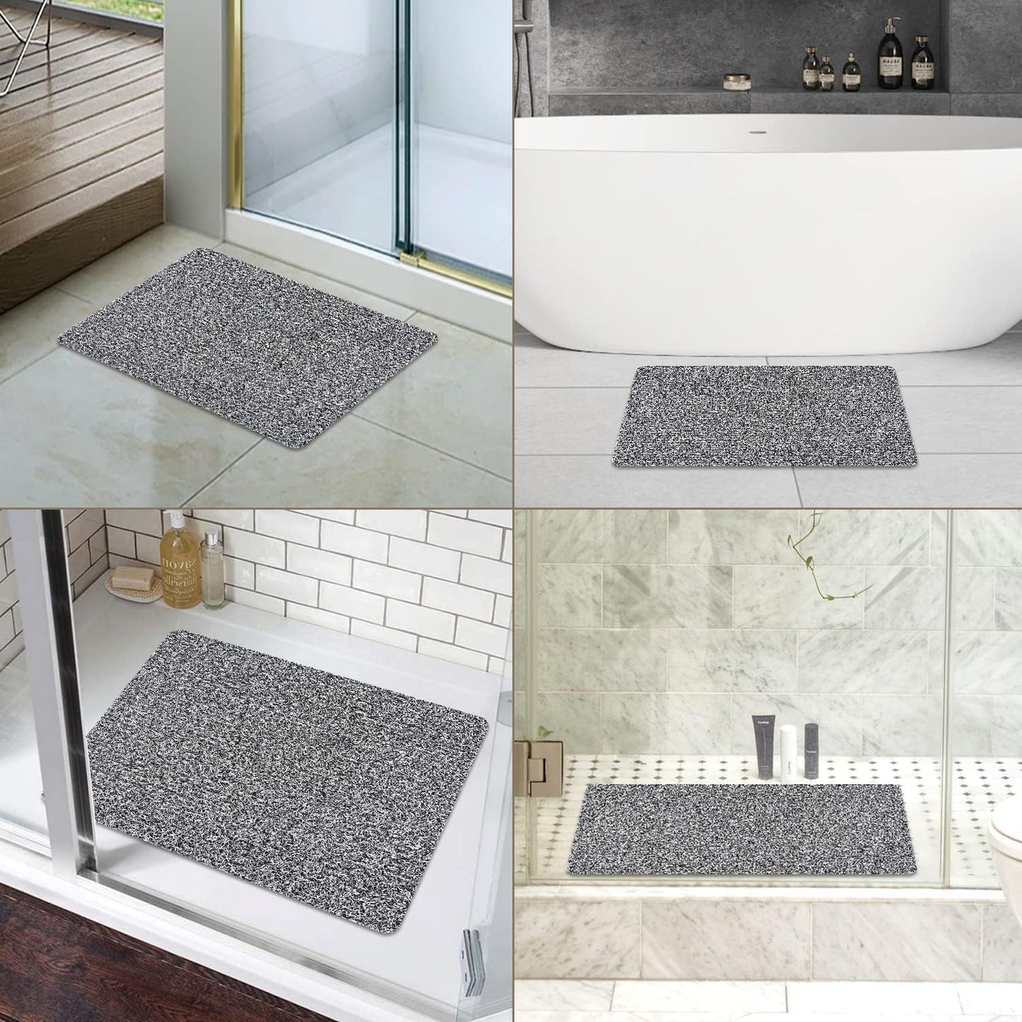 Loofah Mats for Shower, Non Slip | Quick Drying | Soft on Your Feet | Soft Textured Shower Mat Bath Mat Bathtub Mat Massage Mat Loofah Mat for Bathroom,Shower Tub or Wet Areas