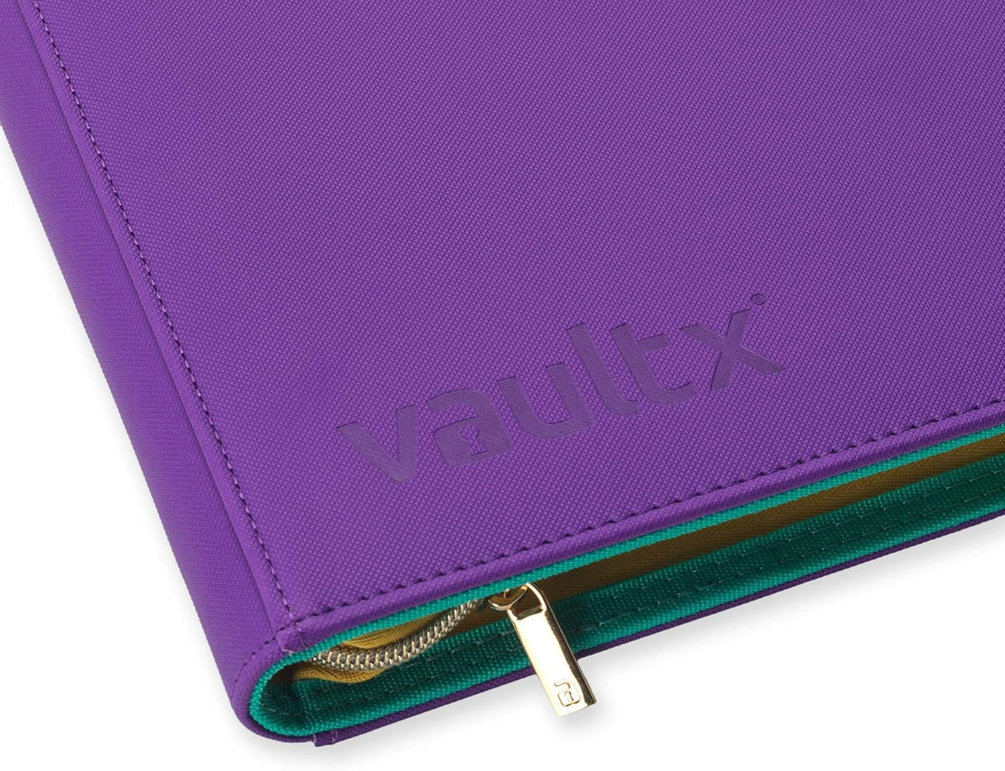 Vault X 12 Pocket Trading Card Zip Binder, 480 Cards, Compatible with Pokemon Scarlet & Violet Set, Exo-Tec Album Material, 20 Side-Loading Pages, Folder for Collectible TCG (SV1)