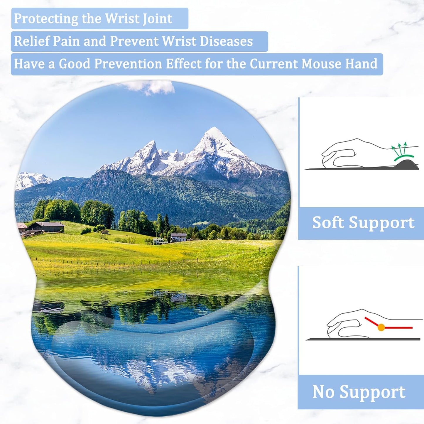 Purilite Select Ergonomic Mouse Pad