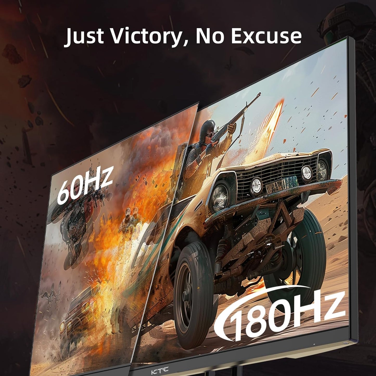 KTC 32 Inch 2K Computer Monitor, IPS 1440p Monitor with Ultra-Thin Bezels, HDR10, Freesync/G-sync, HDMI/DP Ports, Tilt Adjustable, Eyecare, Ideal for Business, Office, and Casual Gaming