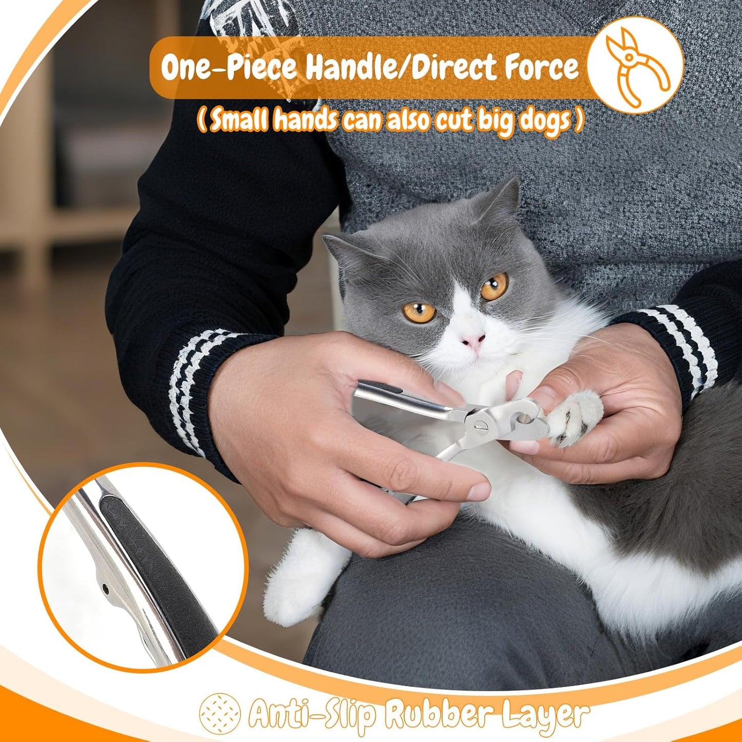 Dog Nail Clippers, Stainless Steel Pet Nail Clippers and Trimmers, Professional Dog Nail Trimmer for Pet Grooming, Professional Grooming Tool for Pets