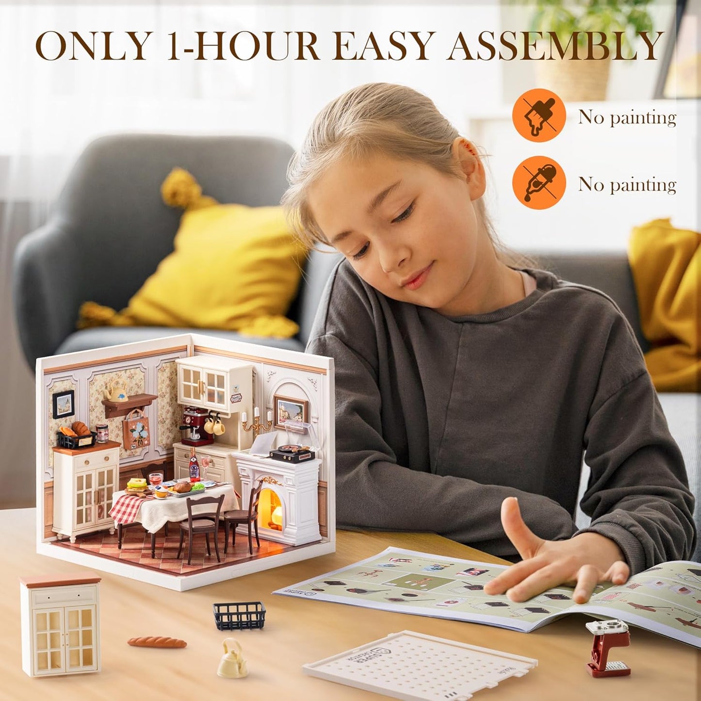 Purilite Select Super Creator DIY Plastic Miniature House