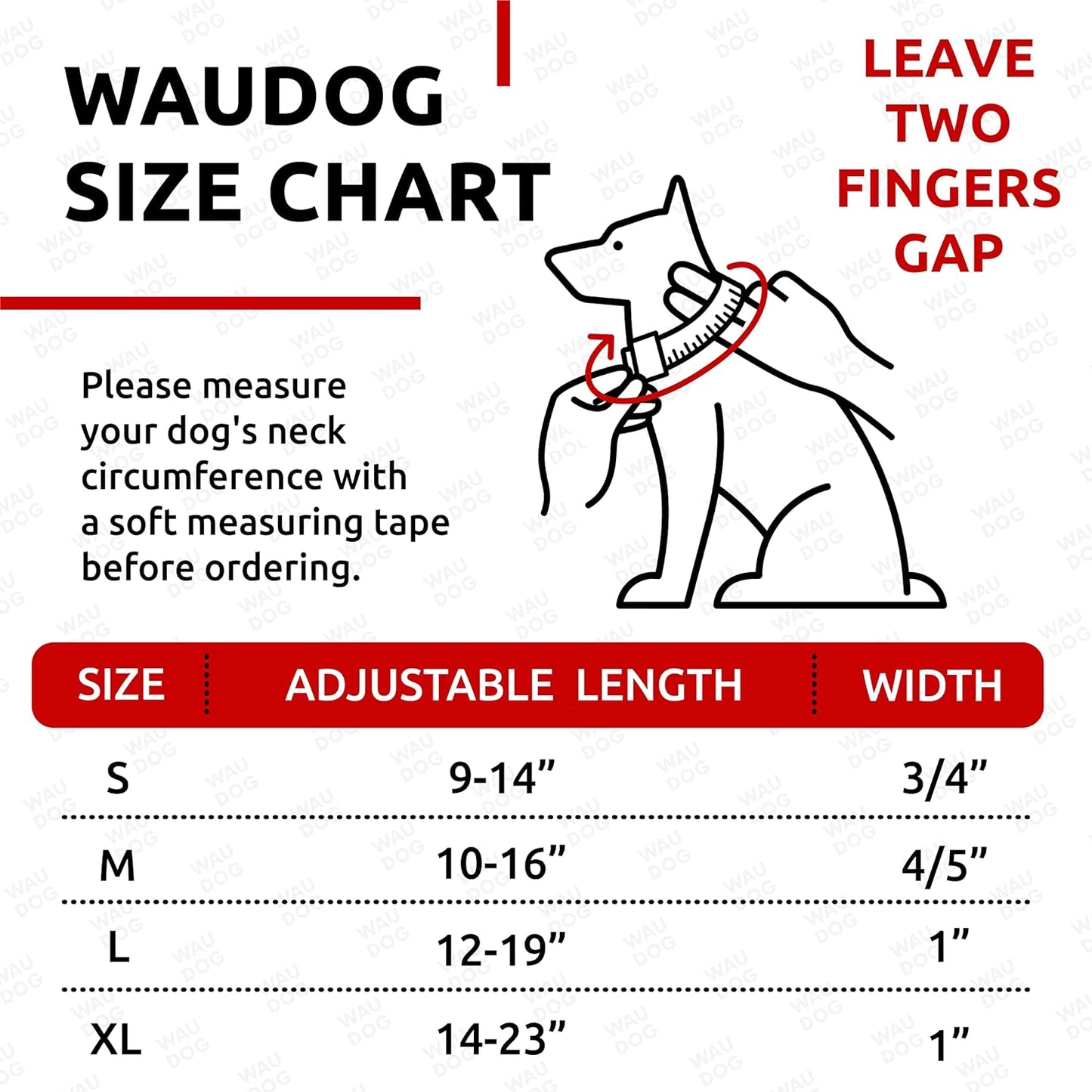 Waterproof Dog Collar - Adjustable Glow Dog Collar for Large Dogs, Small and Medium Dogs - Heavy Duty Dog Collars with Durable Metal Clasp and QR Dog Tag - Glow in The Dark Dog Collars