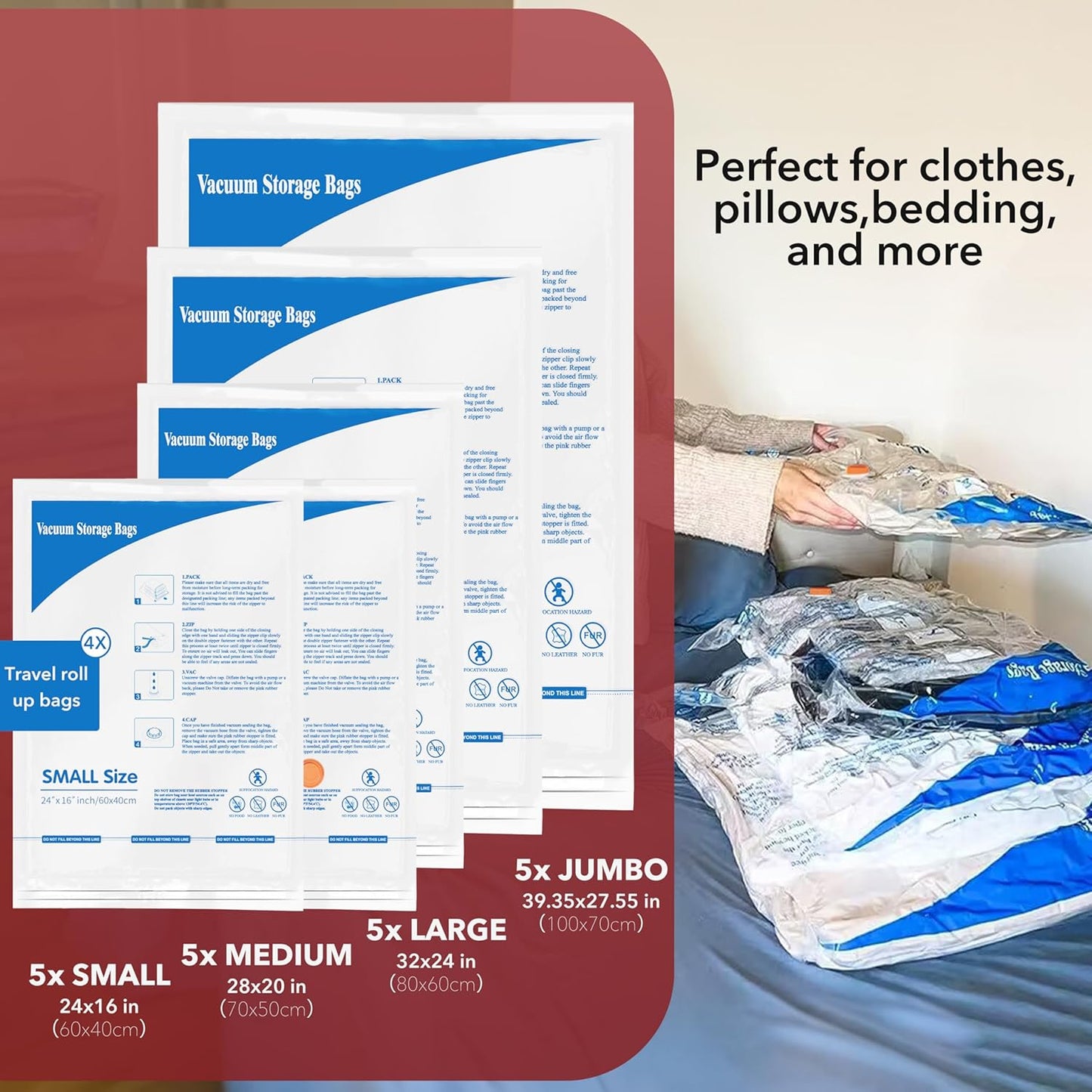 Purilite Select Jumbo Vacuum Storage Bags