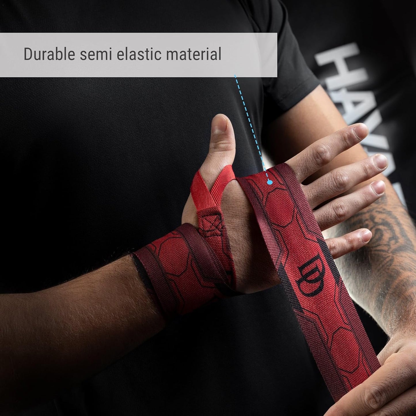 Hayabusa Marvel Hero Elite Mexican Style Boxing Hand Wraps for Men & Women