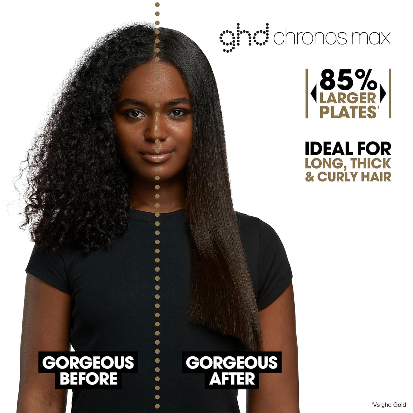 ghd Chronos & Chronos Max Stylers | 1" and 2" Wide, Flat Iron Hair Straighteners | 3X Faster Styling | More Shine, Less Frizz & 3X Straighter in One Stroke, Results that Last 24hrs | 85% More Shine, 2X Less Frizz, No Heat Damage