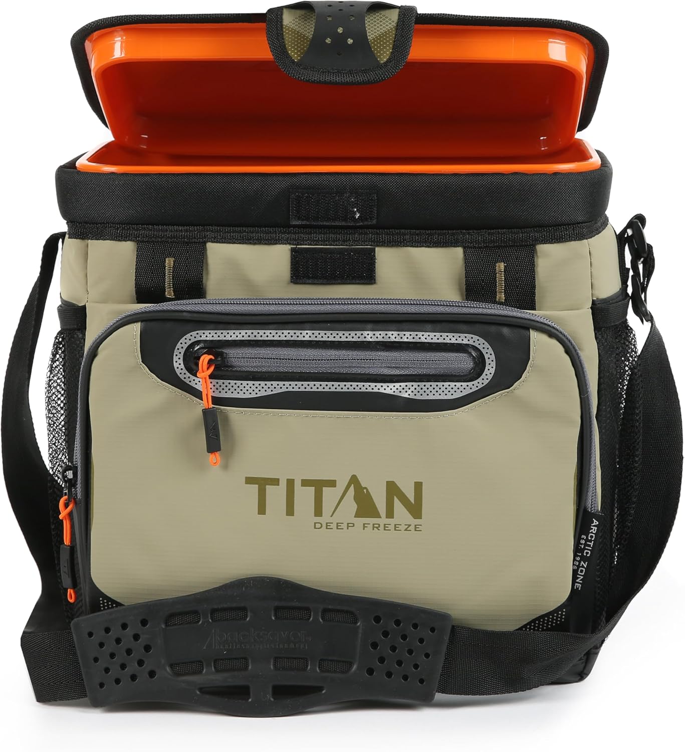 Arctic Zone Titan Deep Freeze 16 Can Zipperless Hardbody Cooler, Moss