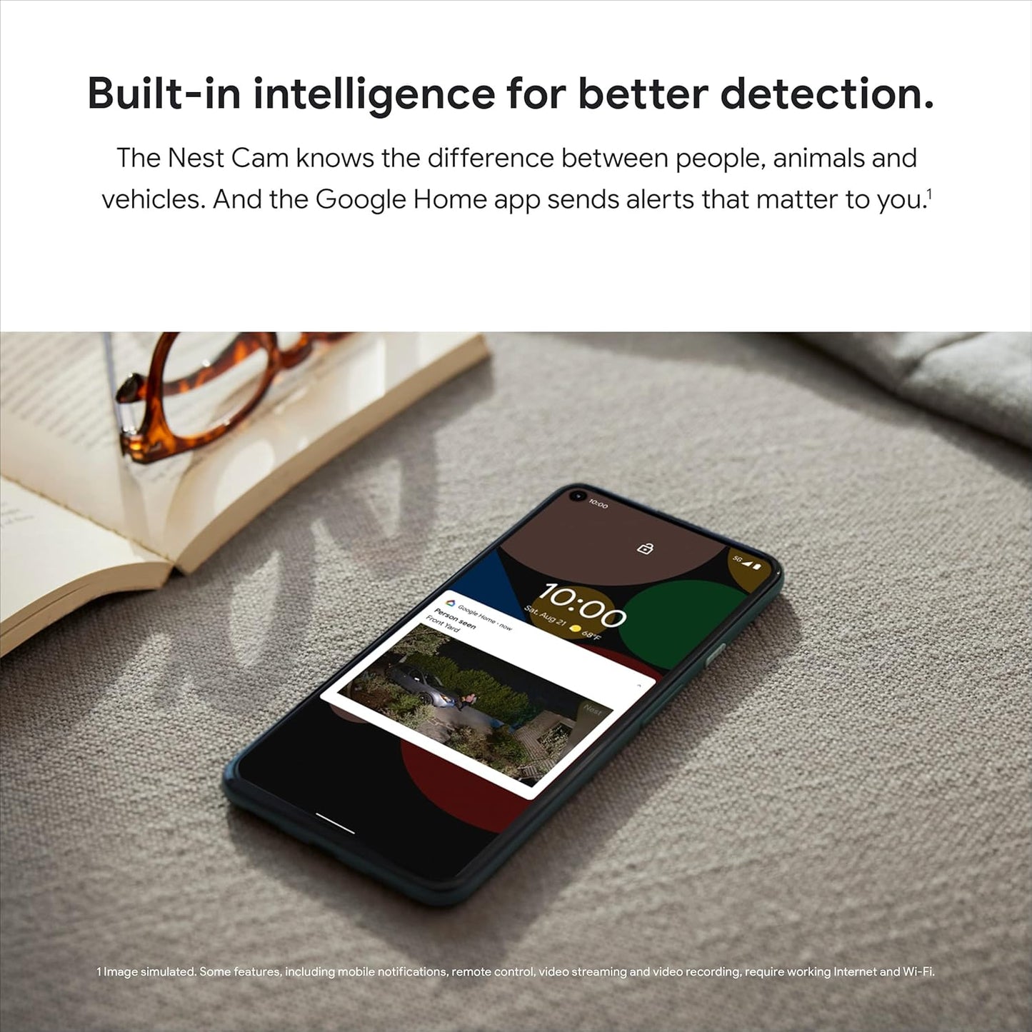 Google Nest Security Cam (Wired) - 2nd Generation - Snow