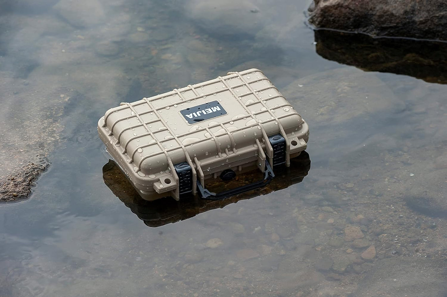 MEIJIA Portable All Weather Waterproof Protective Hard Case,Camera Case with Customizable Fit Foam,Fit use of Drones,Camera, Equipments, 11.65 x8.35x3.78inches