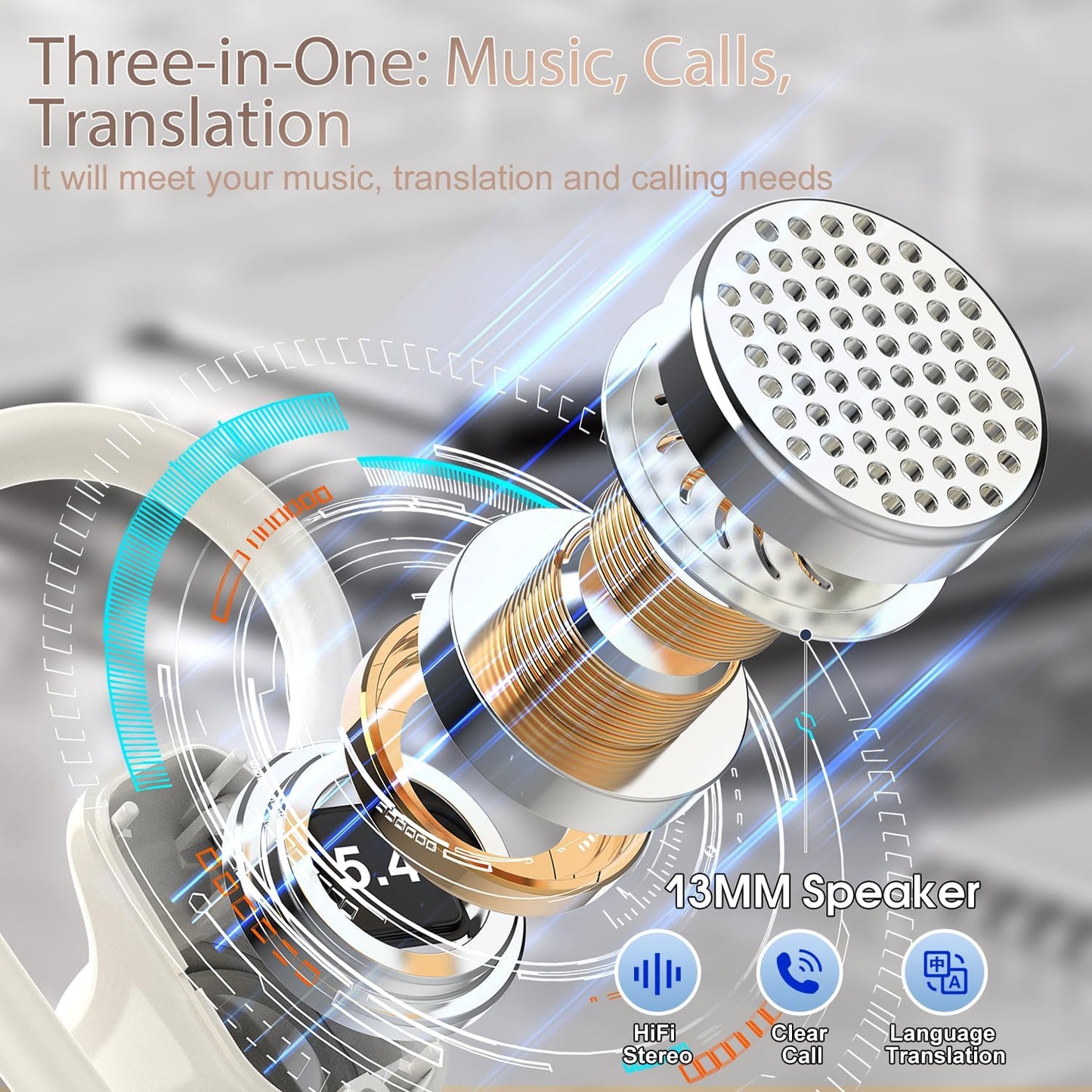 Purilite Select 3-in-1 AI Translator Earbuds – Speak, Connect, Understand the World