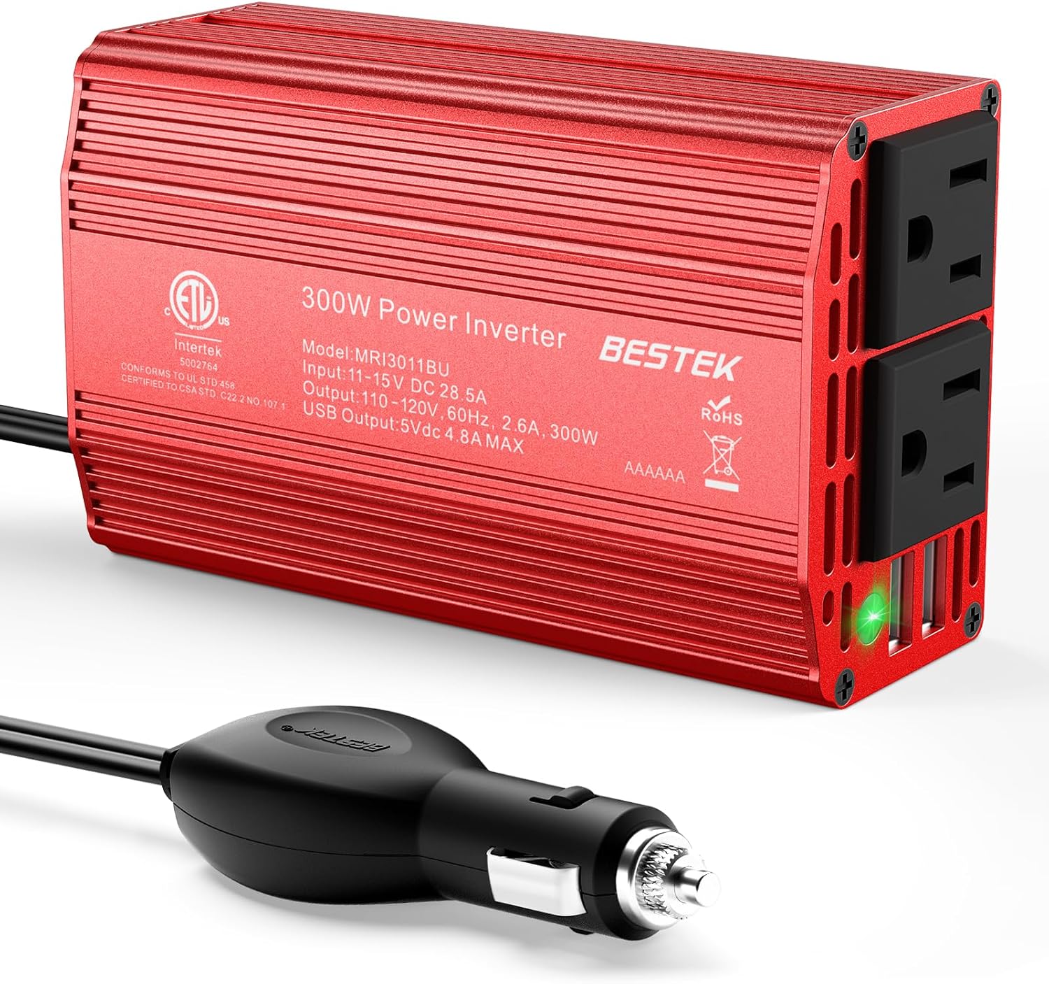 110 plug to cigarette lighter adapter Car Converter 110V-240V AC Wall Power 12V DC With the Cellet power converter female adapter you are able to use your vehicle power chargers as AC travel chargers HQRP - 12V 2A AC/DC
