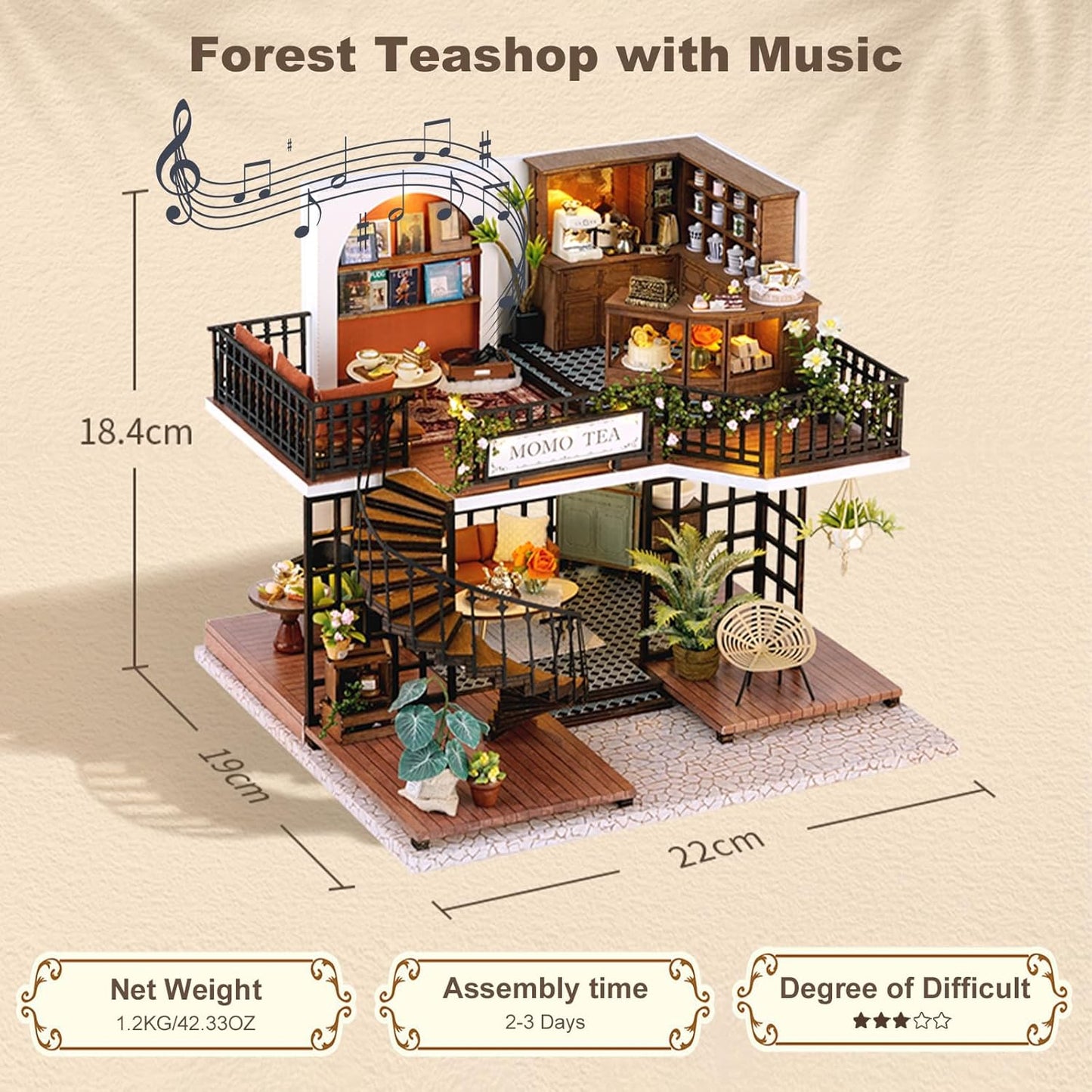 Purilite Select DIY Miniature House Kit