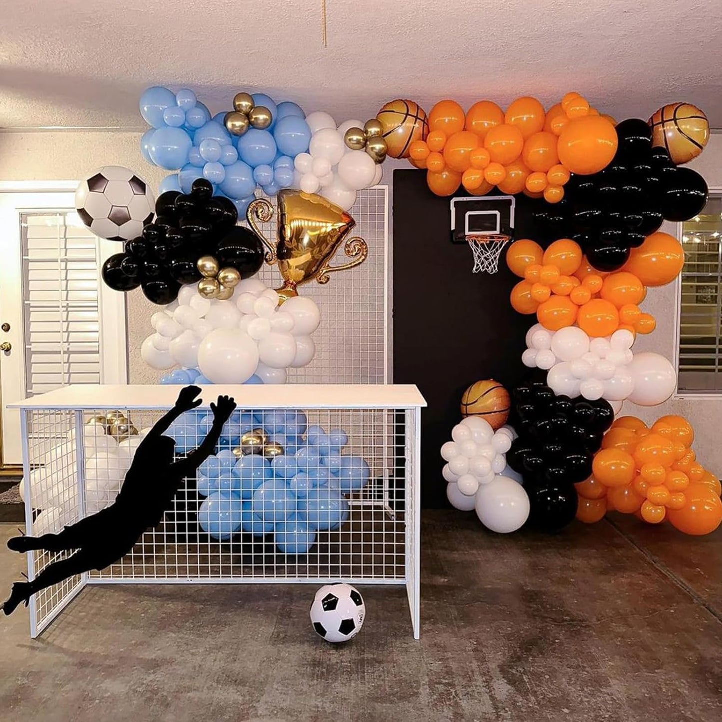 Gold Metallic Chrome Latex Balloon Arch Kit, 102PCS 18In 12In 10In 5In Arch Garland For Festival Picnic, Engagement, Wedding, Birthday Party, Gold Theme Anniversary Decoration With 33FT Ribbon