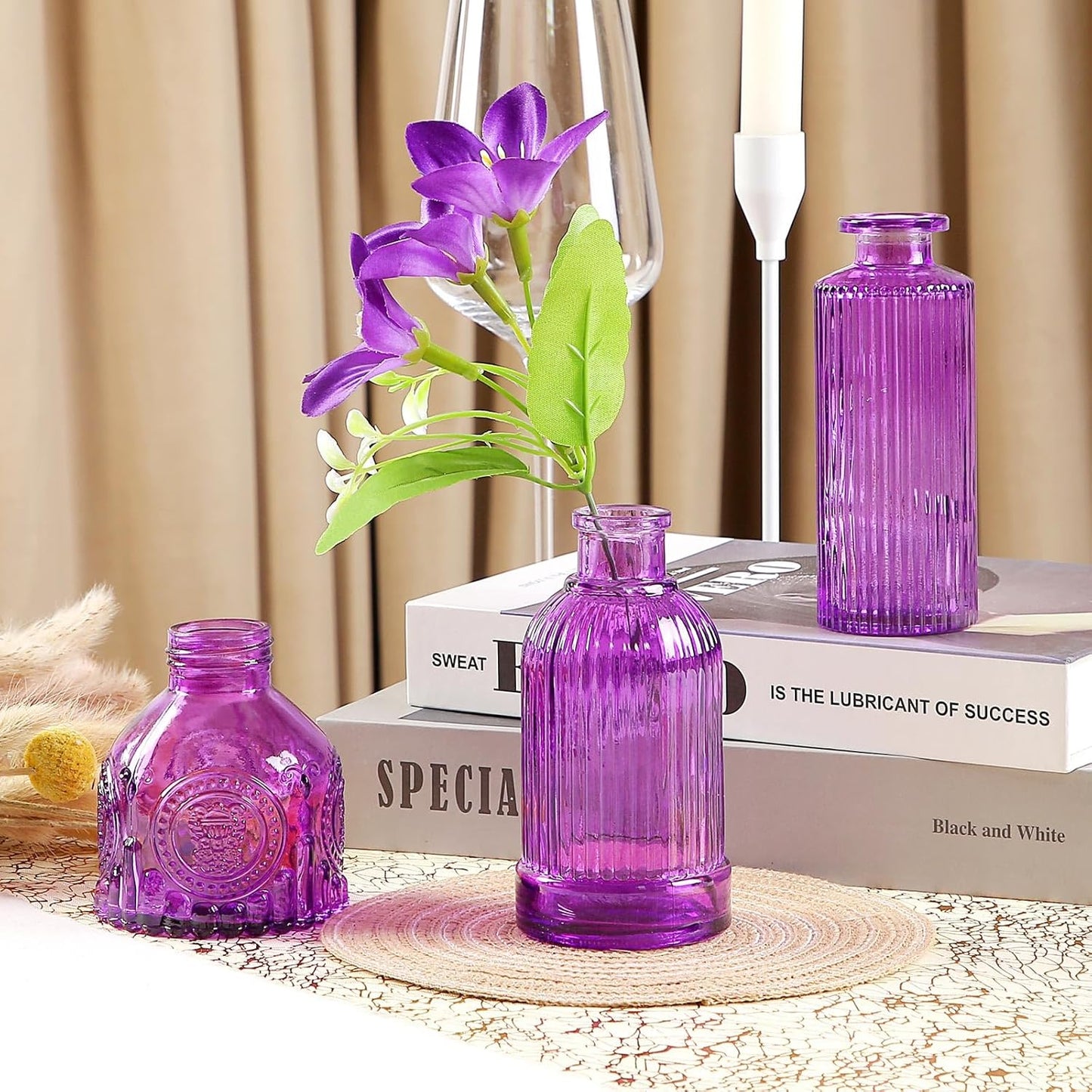 30 Pcs Mini Bud Vases As Wedding Centerpieces for Tables,Clear Bud Vases for Flowers,Small Flower Vases Suitable for Birthday Party,Anniversary,Wedding Reception,Baby Shower