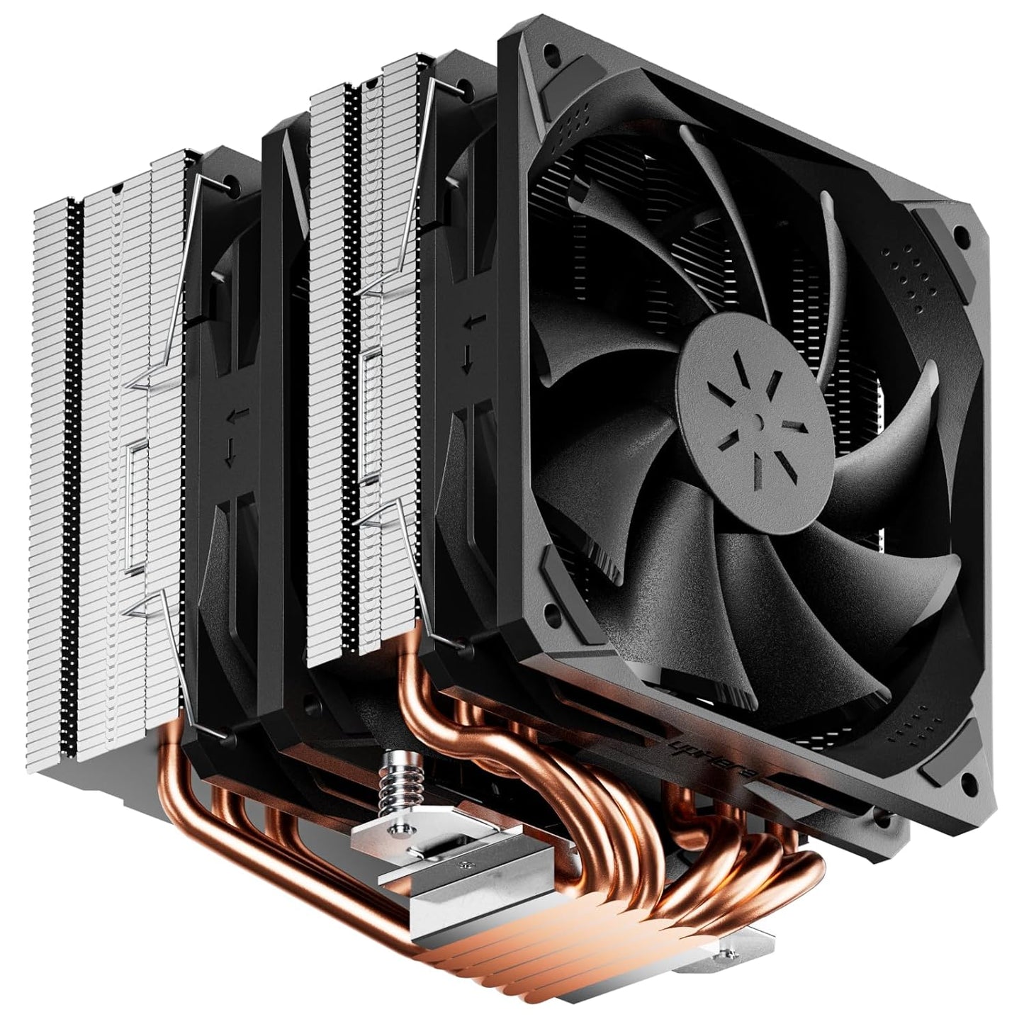 upHere D6SEC CPU Cooler, Intel LGA2011,LGA2066, LGA1700,AMD AM5/AM4/Ryzen 120mm,Dual Towers,5V ARGB