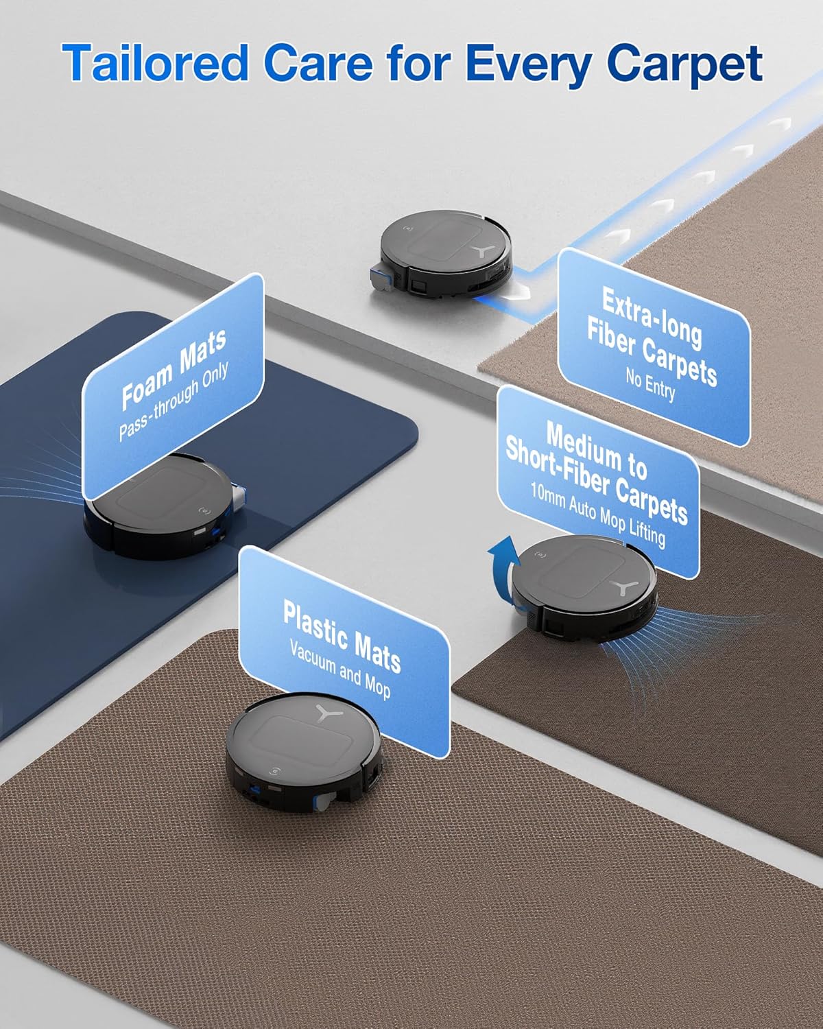 ECOVACS DEEBOT X9 PRO OMNI Robot Vacuum and Mop, BLAST™ 16,600Pa Suction, OZMO ROLLER Instant Self-Washing Mopping, ZeroTangle™ 3.0, Triple Lift System, AI Smart Navigation, Hands-Free OMNI Station