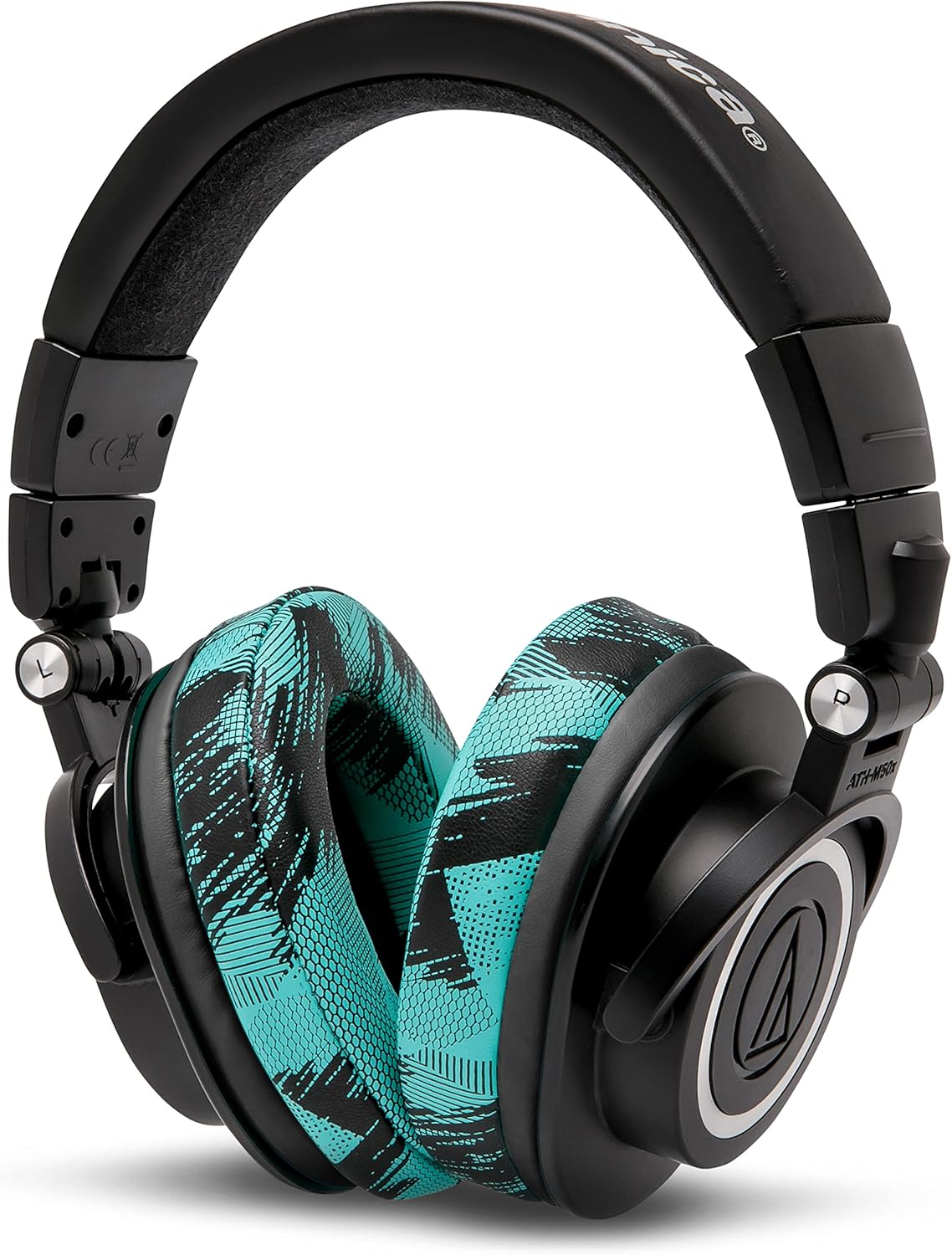 WC PadZ - The Ultimate Upgraded Earpads by Wicked Cushions - Compatible with Audio Technica, HyperX, SteelSeries Arctis & More - Extra Thick - Bigger Opening - Softer Memory Foam | (90s Black)