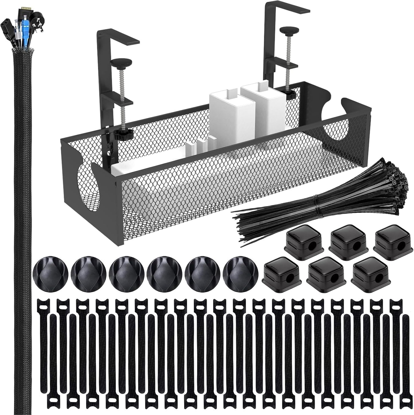 Purilite Select Under Desk Cable Management Tray