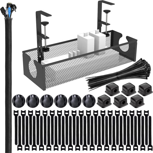 Purilite Select Under Desk Cable Management Tray