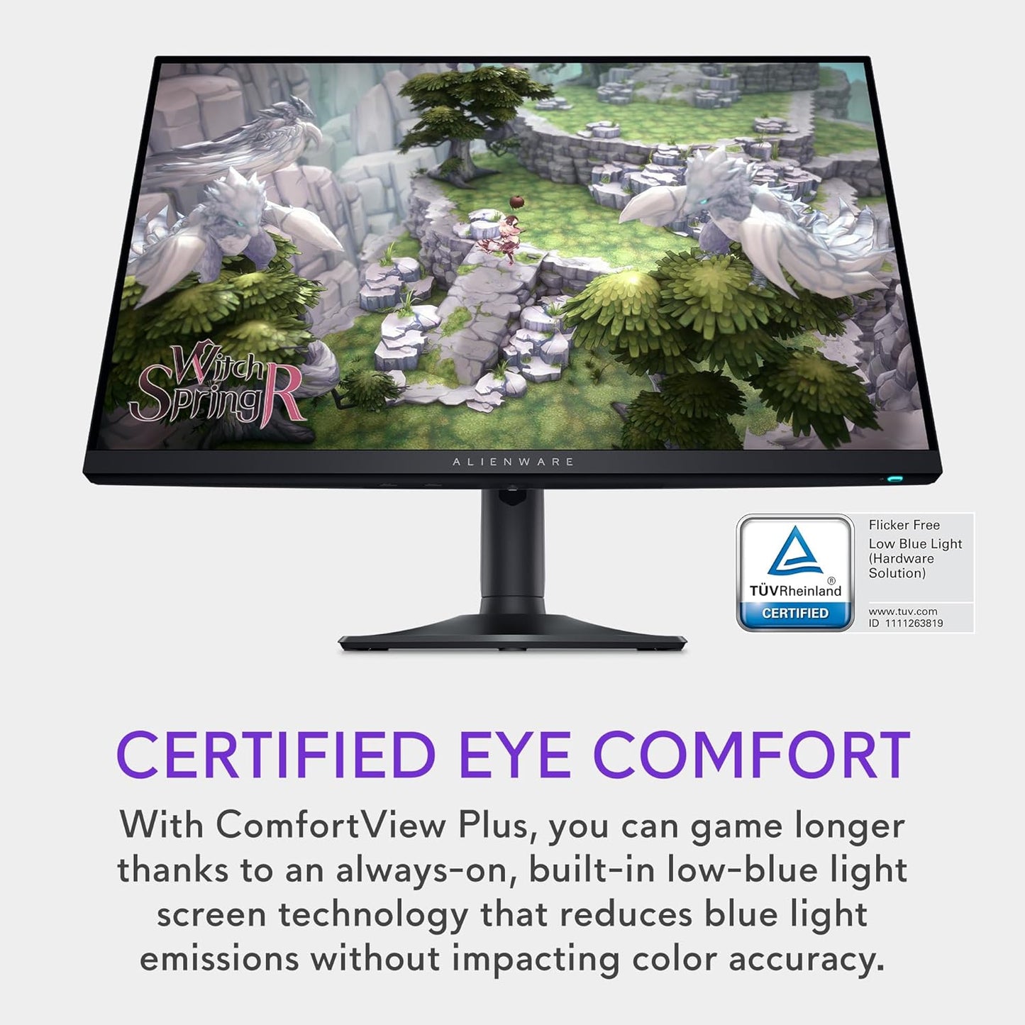 Alienware 25 Gaming Monitor AW2523HF 24.5" IPS LED Full HD (1920 × 1080) 360Hz Display - AMD FreeSync - VESA - Monitor (USB, HDMI) Height/Tilt/Swivel/Pivot Adjustability - Dark Side of The Moon