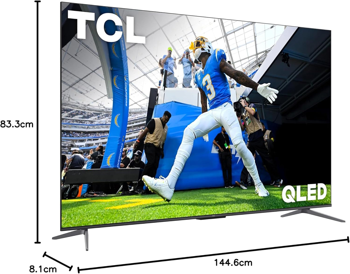 TCL 65-Inch Q6 QLED 4K Smart TV with Google TV (65Q650G-CA, 2023 Model) Dolby Vision, Dolby Atmos, HDR Pro+, Game Accelerator Enhanced Gaming, Voice Remote, Works with Alexa, Streaming UHD Television