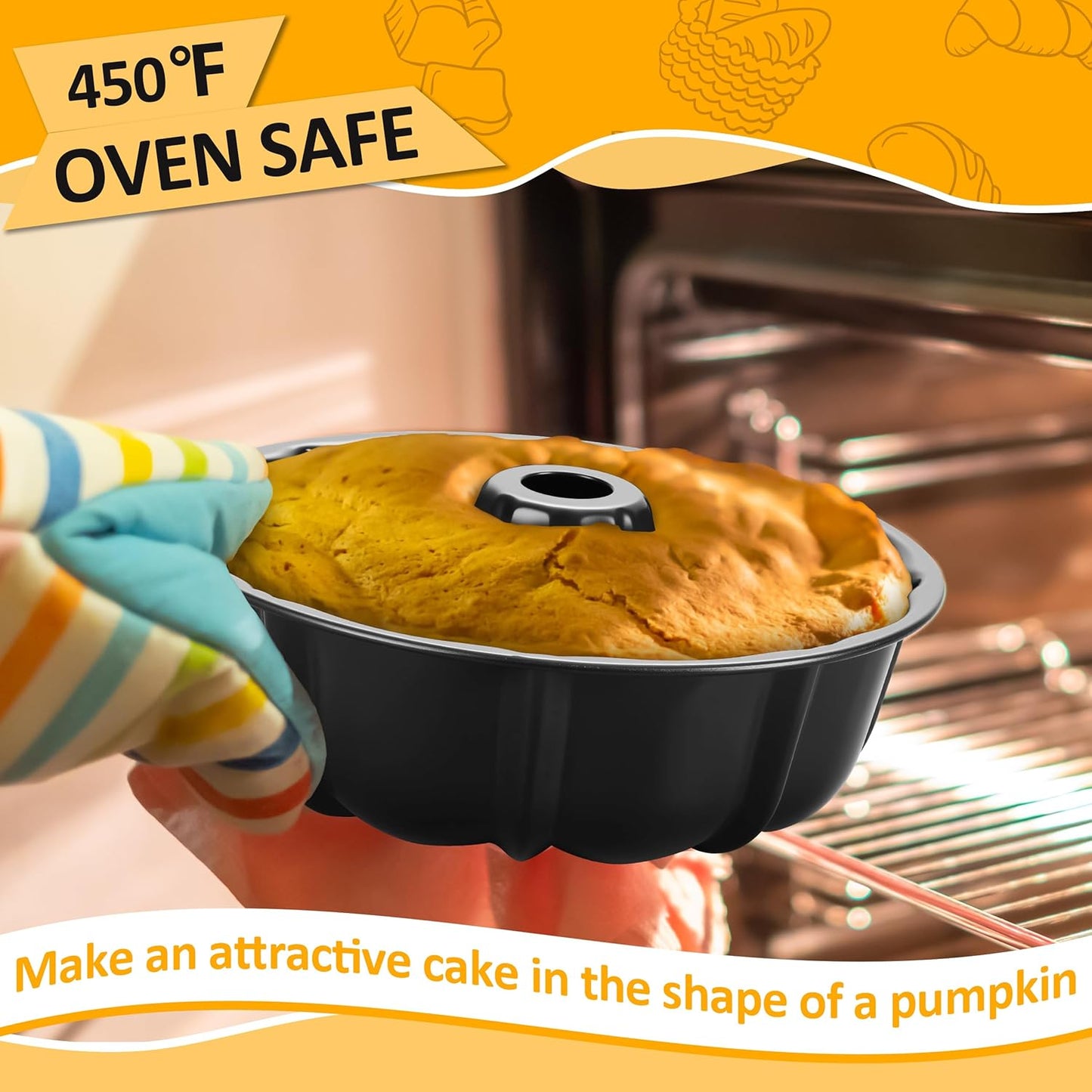 Purilite Select Carbon Steel Bundt Cake Pan