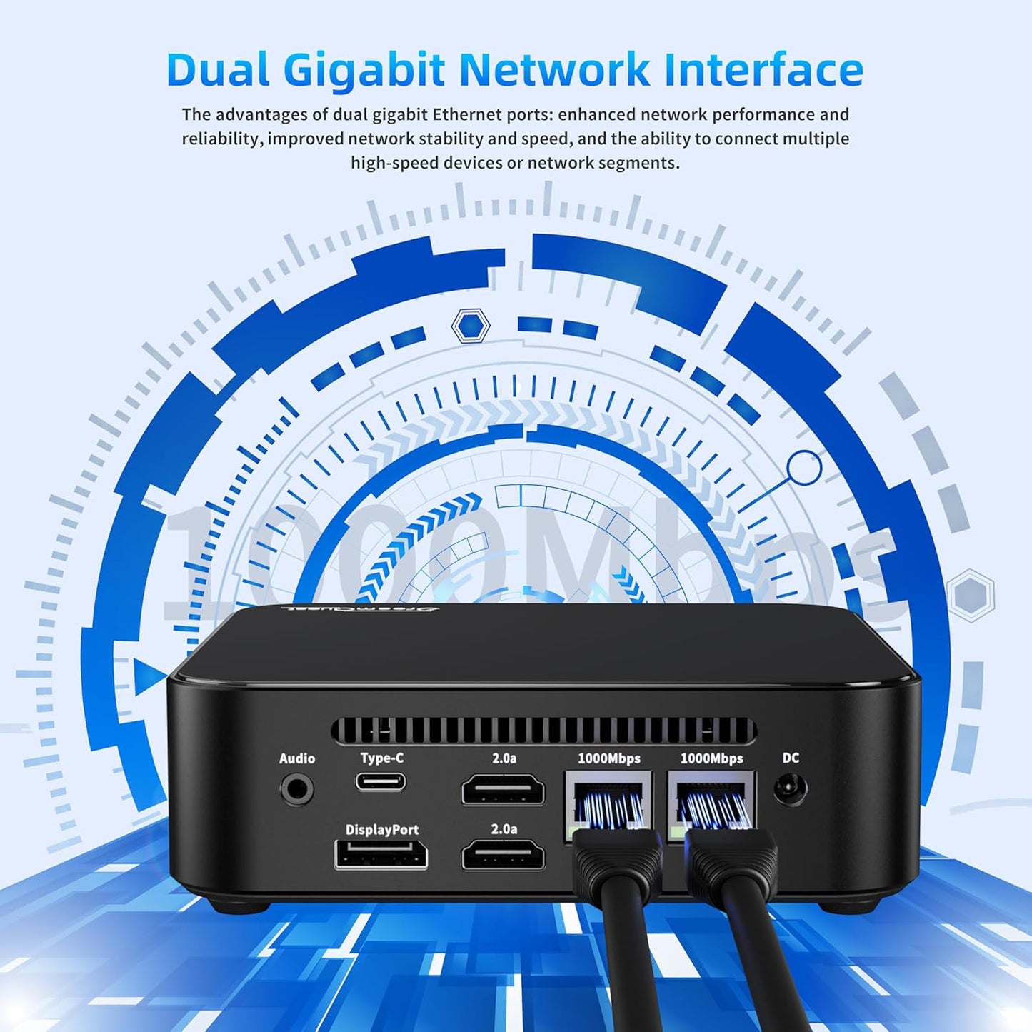 DreamQuest Mini PC Preinstalled Windows 11 Pro,Intel Alder Lake 2025 New N150 (up to 3.6GHz) 16GB DDR4+1TB M.2 SSD,Mini Desktop Computer 4K HD HDMI/WiFi5/BT5.0/USB3.2/Gigabit Port for Home Office