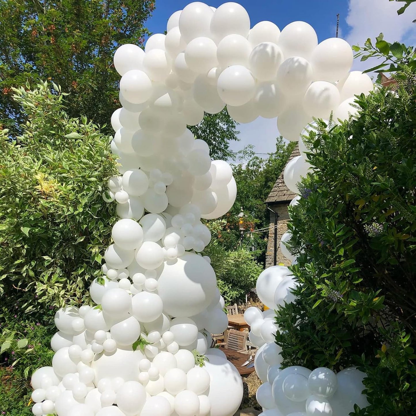 Gold Metallic Chrome Latex Balloon Arch Kit, 102PCS 18In 12In 10In 5In Arch Garland For Festival Picnic, Engagement, Wedding, Birthday Party, Gold Theme Anniversary Decoration With 33FT Ribbon