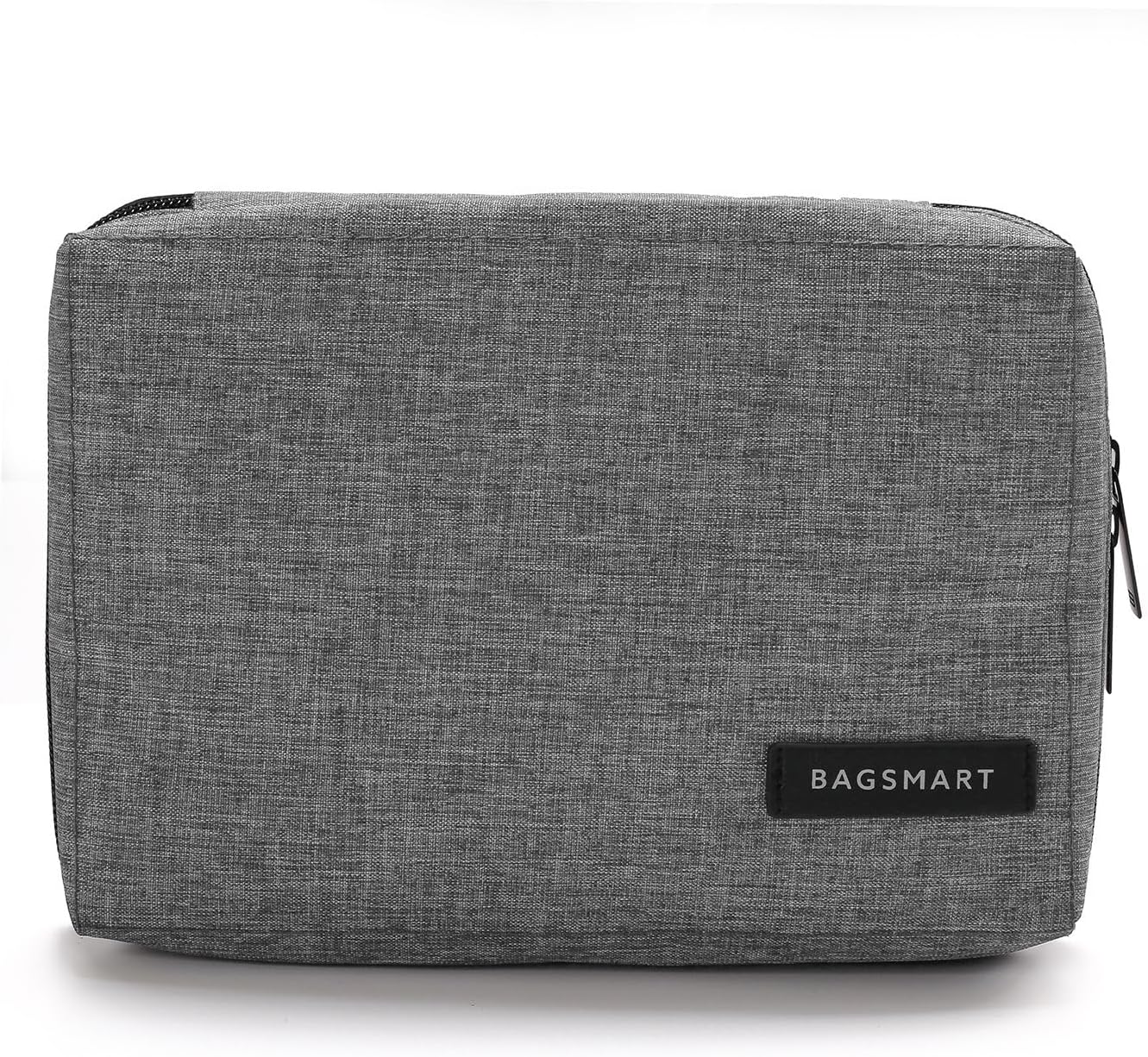 BAGSMART Electronic Organizer, Travel Cable Organizer Double Layer Electronics Accessories Cases Portable for Tablet 7.9", USB Drive, Cords, Black