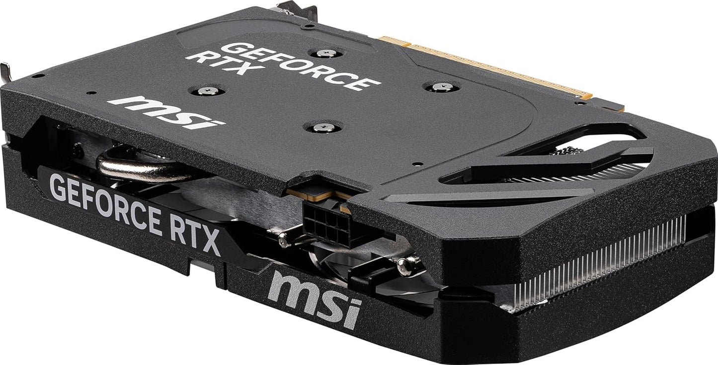 MSI Gaming RTX 5060 8G Shadow 2X OC Graphics Card (8GB GDDR7,TBA-bit, Extreme Performance: 2535 MHz, DisplayPort x3 2.1a, HDMI 2.1b, NVIDIA Blackwell Architecture)